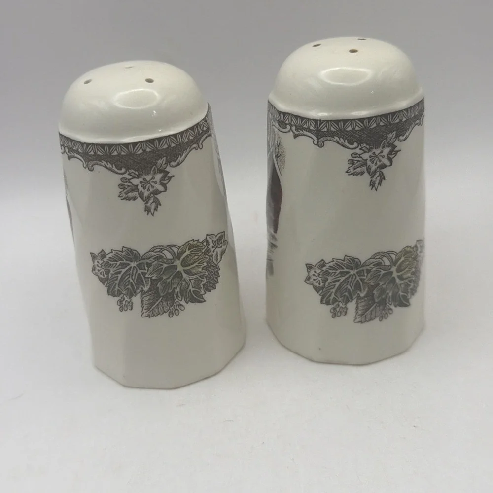 Johnson Bros England The Friendly Village Salt and Pepper Shakes 4